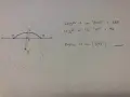Un arc de cercle AXB, de longueur 360, est dessiné au-dessus d'une ligne. Le segment XY, de longueur 96, est perpendiculaire à la ligne.