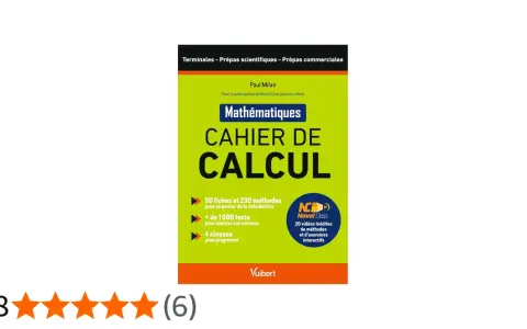 Cahier de calculématiques pour terminales, prépas scientifiques et commerciales. Idéal pour maîtriser les probabilités.