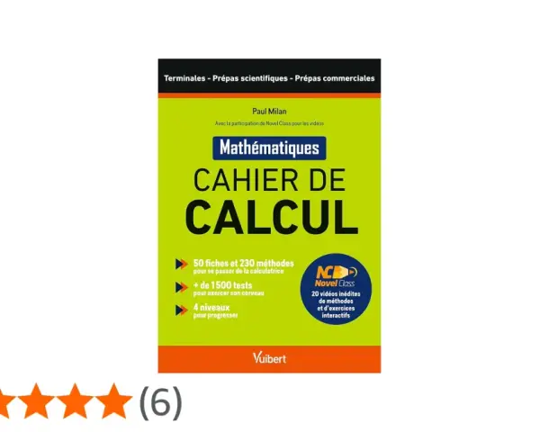 Cahier de calculématiques pour terminales, prépas scientifiques et commerciales. Idéal pour maîtriser les probabilités.